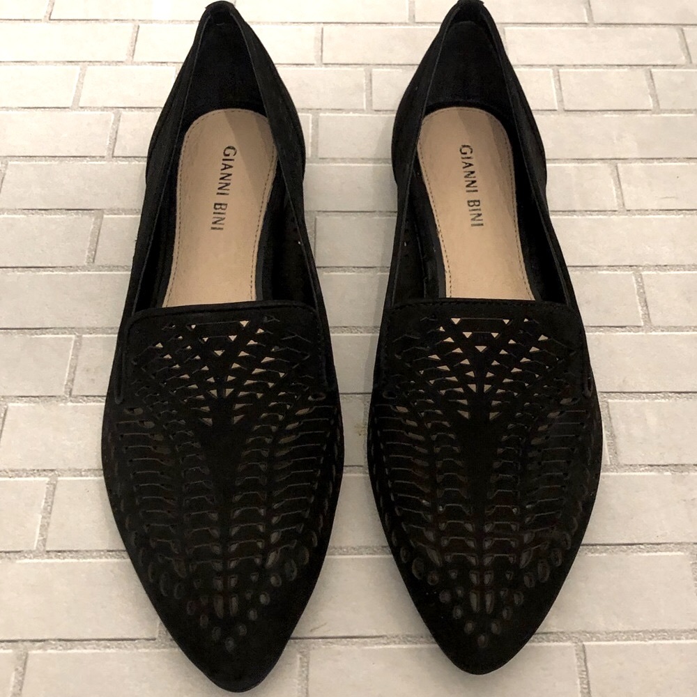 Gianni Bini Black Flats - Picture 3 of 10